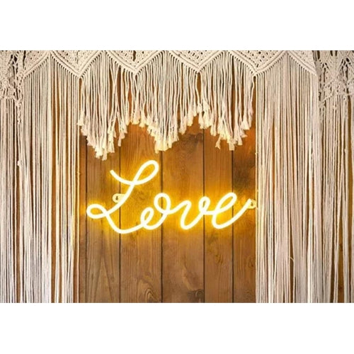 Neon led - amore, bianco, 61x27,4 cm
