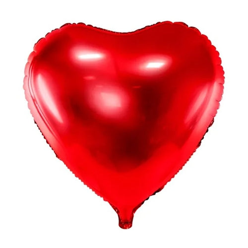 Palloncino in foil a forma di cuore, 61 cm, rosso