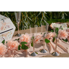 Flûte da champagne argento – 6 pz