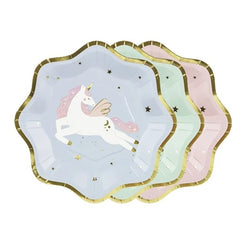 Piatti unicorno, mix, 18x18 cm