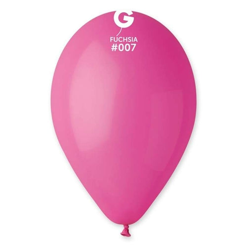 Palloncino in gomma gemar g110 fucsia 007 100 pz