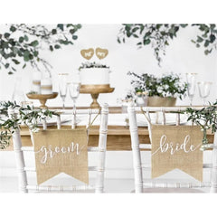 Cartelli sedia sposa sposo