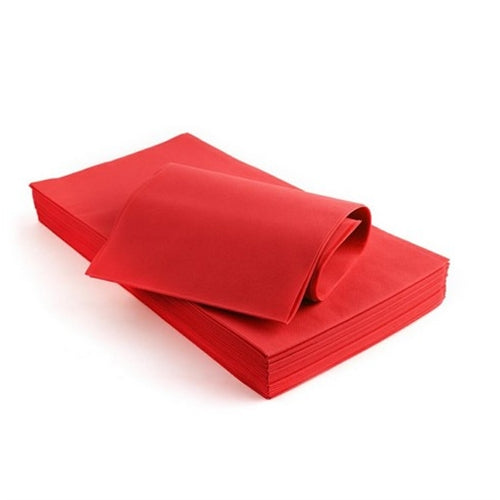 Tovaglie piegate rosso 100x100 tnt 25 pz