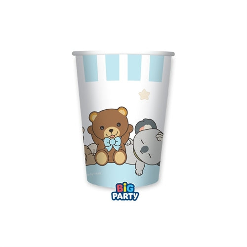 6 bicchieri 250 cc teddy friends by thun