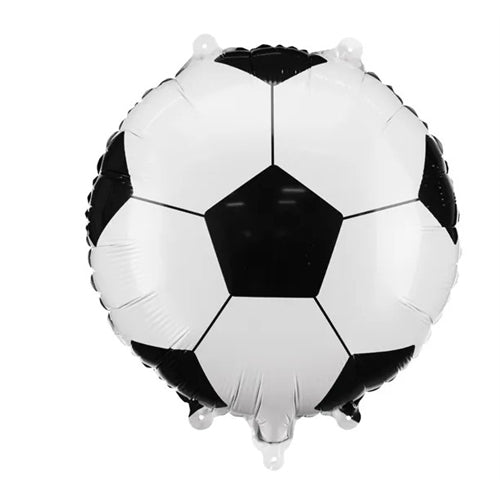 Palloncino in foil a forma di pallone da calcio, 35x35 cm, mix