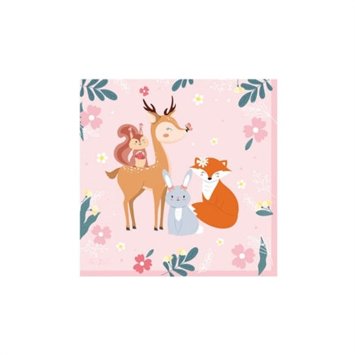 Tovaglioli pretty forest 33x33 cm 16 pz