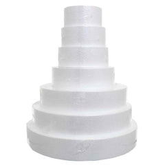 Base torta rotonda polistirolo l.5 cm l.5 cm sp.10 cm