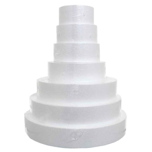 Base torta rotonda polistirolo l.5 cm l.5 cm sp.10 cm