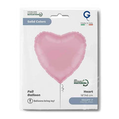 Palloncino in foil 18" cuore rosa "heart pink"