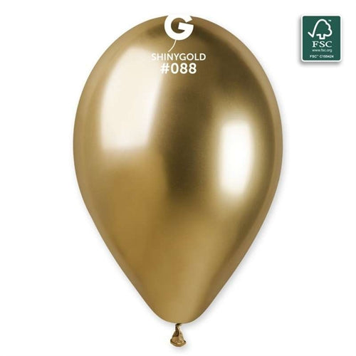 Palloni in lattice gemar shiny oro 13" #088 50 pz
