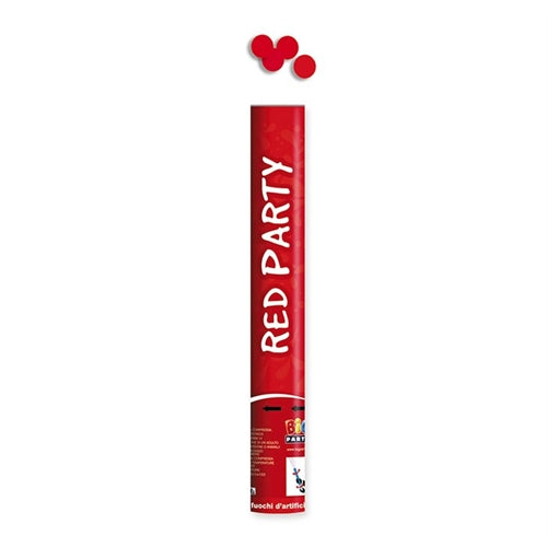 Cannone sparacoriandoli rosso 40 cm