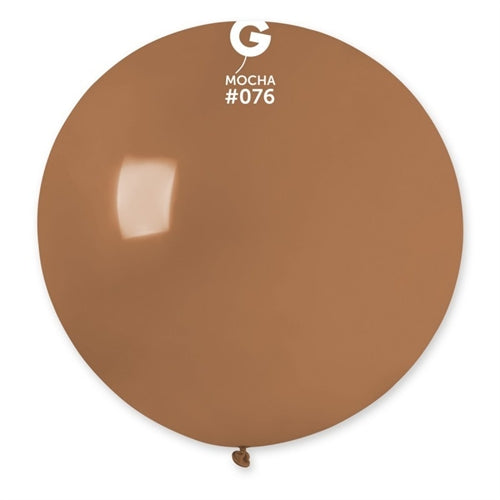 Palloncino 31" g30 marrone moka 076 1 pz