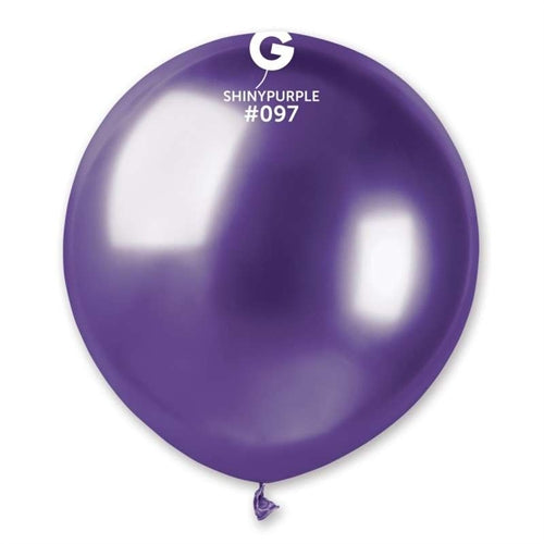 Palloncino gb150 19" shiny viola 097 25 pz
