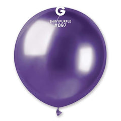 Palloncino gb150 19" shiny viola 097 25 pz