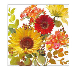Tovaglioli 33 cm arte floreale color crema