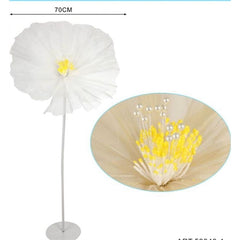 Fiore decorativo gigante su stelo 165 cm