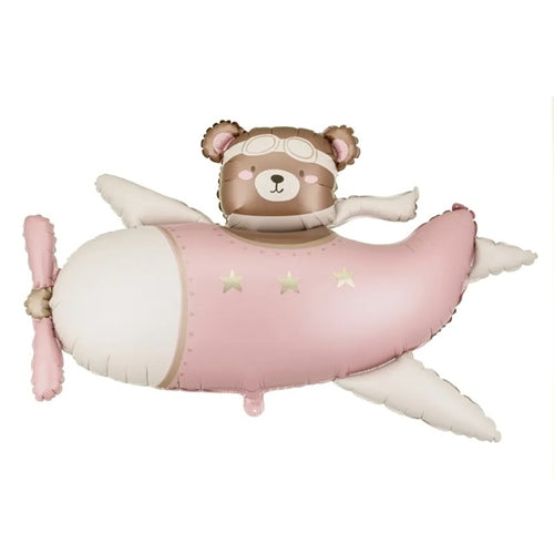Palloncino foil orso in aereo, 94x61 cm,