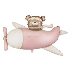 Palloncino foil orso in aereo, 94x61 cm,