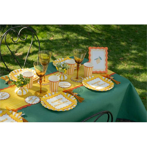 Piatti in carta limone 17.56 cm – 6 pz