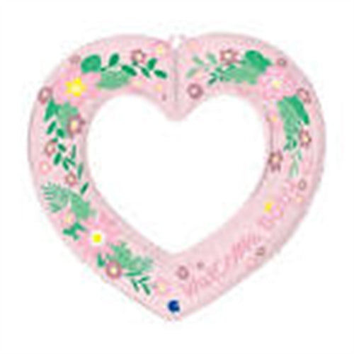 Palloncino cuore linky welcome baby 41"