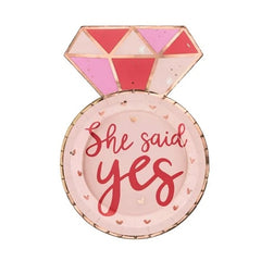 Piatti di carta ring, mix, 18x25,5 cm (1 confezione / 6 pezzi)