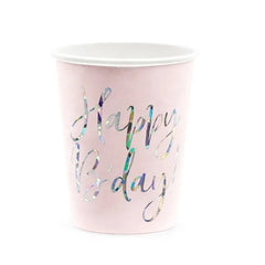 Tazze happy b'day!  220 ml (1 confezione / 6 pezzi)