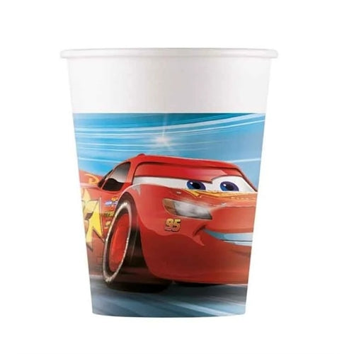 Bicchieri cars party 8pz 200 ml
