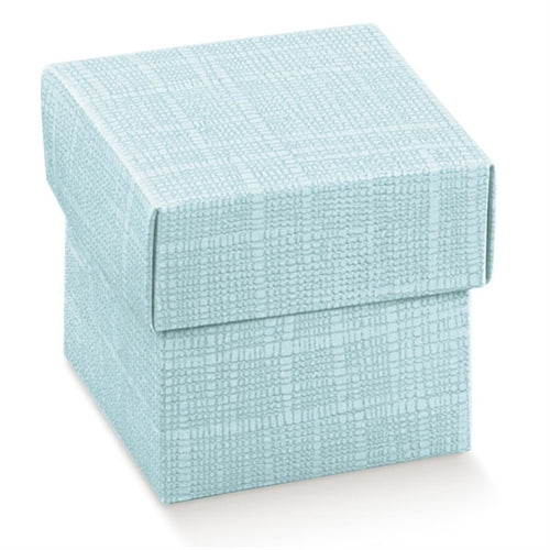 Scatolina seta celeste 50x50x50 f/c