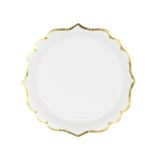 Piatti, bianchi, 18,5 cm (1 confezione / 6 pezzi)