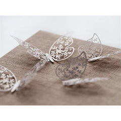 Decorazione farfalle in carta 6.5 x 4 cm