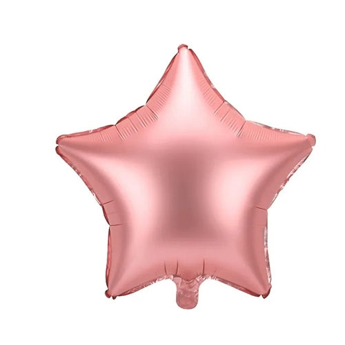Palloncino a stella in lamina, 48 cm, oro rosa