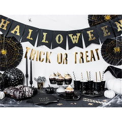 Banner halloween, nero, 20x175 cm