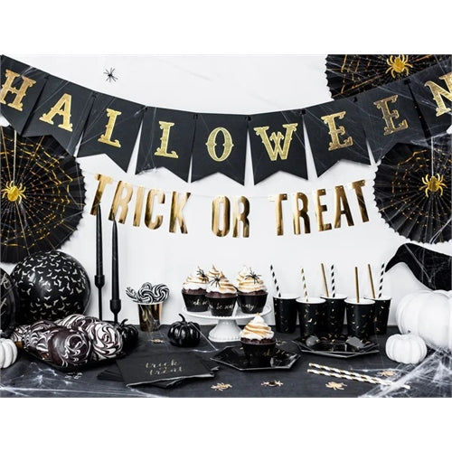 Banner halloween, nero, 20x175 cm