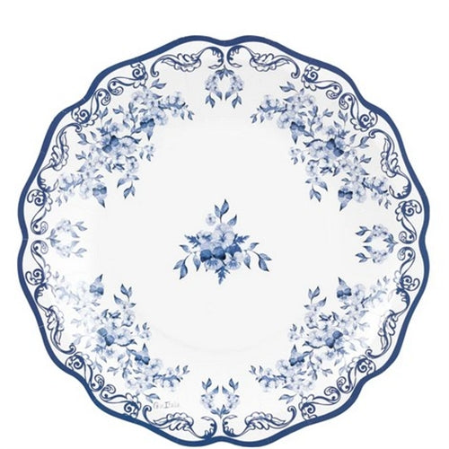 Piatti new liberty blue pottery 27 cm 8 pz
