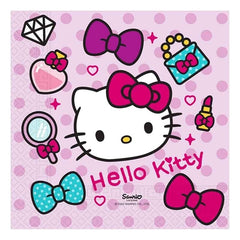 Tovaglioli hello kitty 33x33 cm 20 pz