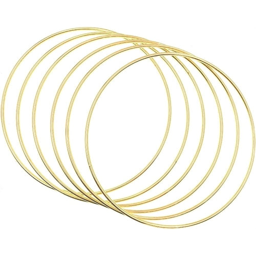 Cerchio in ferro 15cm dorato