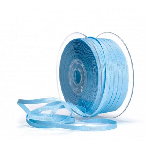 Nastro gros grain 5 mm x 100 mt azzurro 16