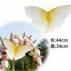 Farfalla decorativa gigante 44x34 cm