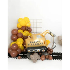 Palloncino foil escavatore, 76,5x49 cm, mix