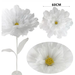 Fiore h. 130 cm l. 60 cm peonia in carta