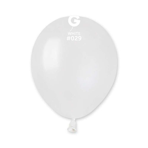 Pallone in lattice gemar 5" bianco metal  #029