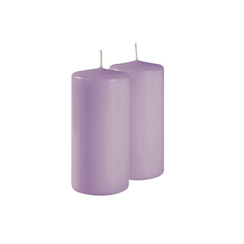 Candele cera diam. 40 mm h. 60 mm conf.12 pz lilla