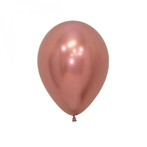 Palloncino sempertex rosa gold reflex 12" pz.12