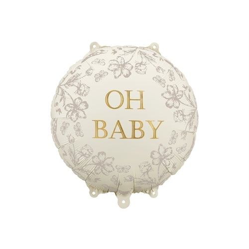 Palloncino in foil oh baby, 35x35 cm,