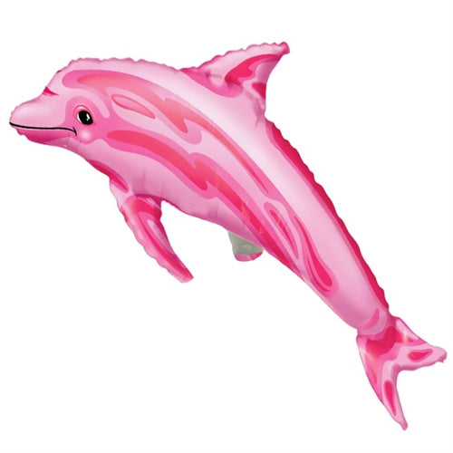 Mylar delfino rosa supershape