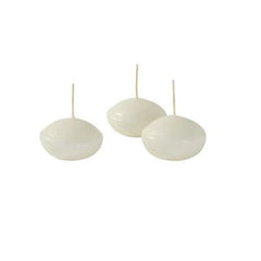 Candele galleggianti cereria di giorgio 20 pz bianche