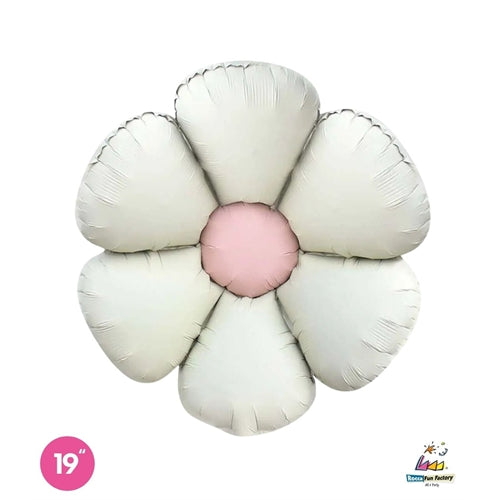 Mylar margherita bianco supershape 19" 1pz
