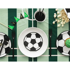 Tovaglioli a forma di pallone da calcio, 13,5 cm (1 confezione / 20 pezzi)