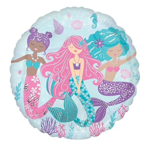 Palloncino in foil 18" sirena "shimmering mermaid"