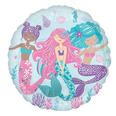 Palloncino in foil 18" sirena "shimmering mermaid"